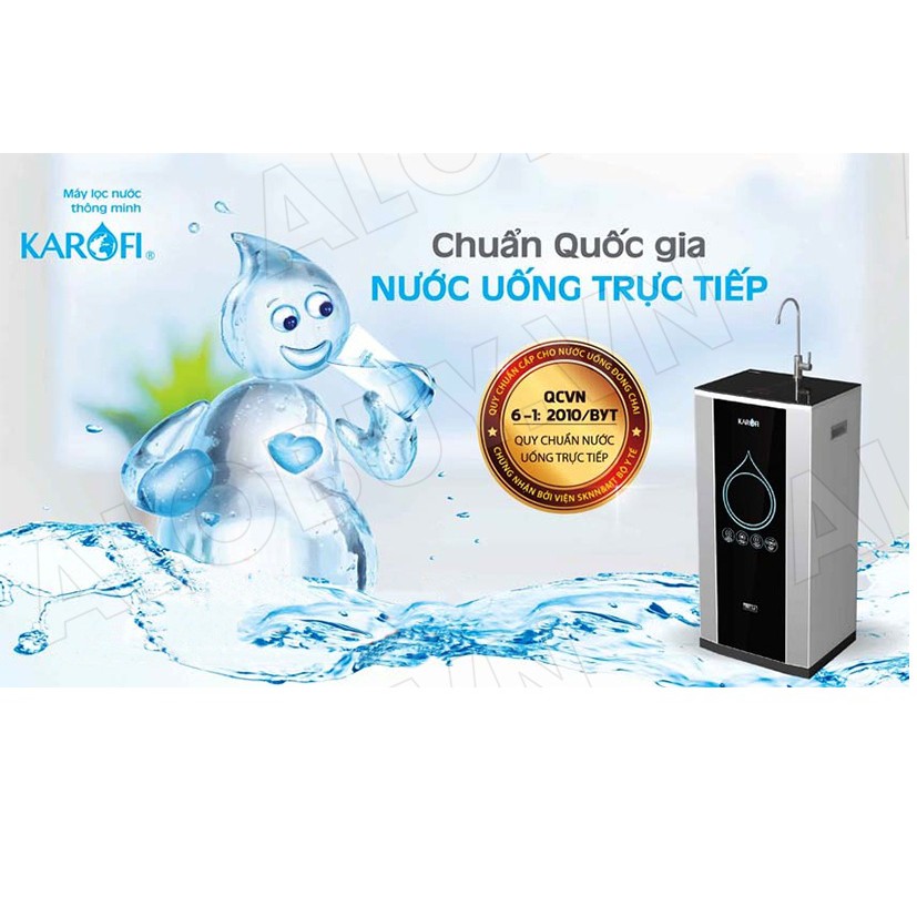 Máy lọc nước RO KAROFI iRO 2.0 K9IQ-2A 9 cấp lọc - Lõi ORP