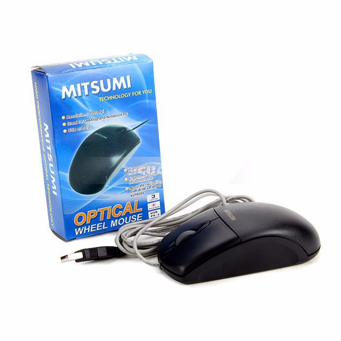 Chuột Máy Tinh Có Dây Mouse Mitsumi  Mini USB 6703 Chính hãng