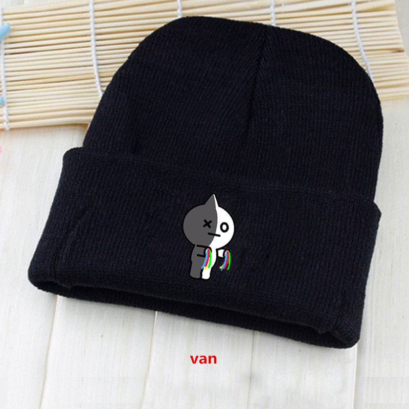 KPOP BTS Beanie Hat Bangtan Boys Knit Cap Tình Yêu Chính Mình SHOOKY COOKY KOYA