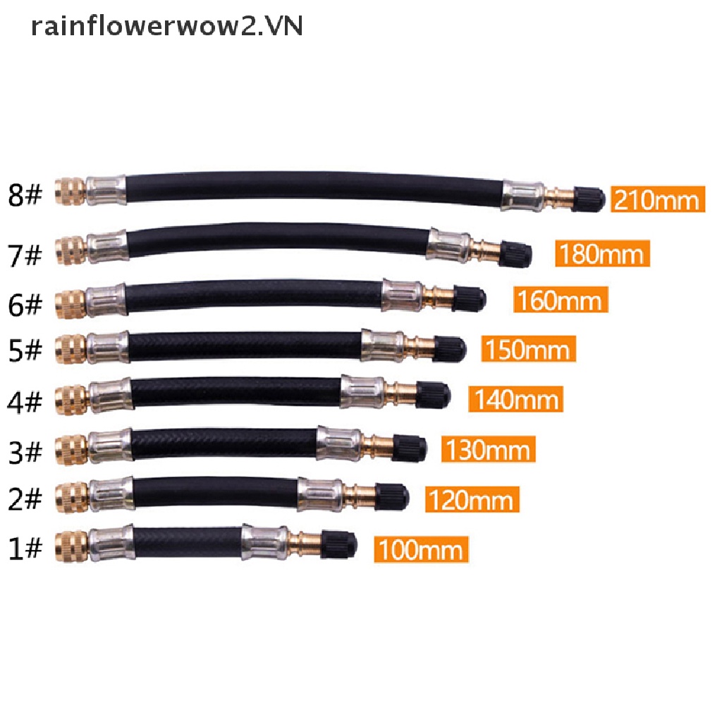 Ống nối dài van bơm bánh xe bằng cao su linh hoạt đa năng tiện dụng