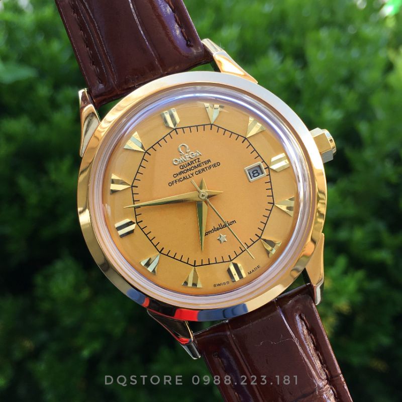 Đồng hồ nam O.MEGA, dòng cổ điển hot nhất hiện nay, dây da cao cấp, kính cong, chống nước, bảo hành 1 năm | BigBuy360 - bigbuy360.vn