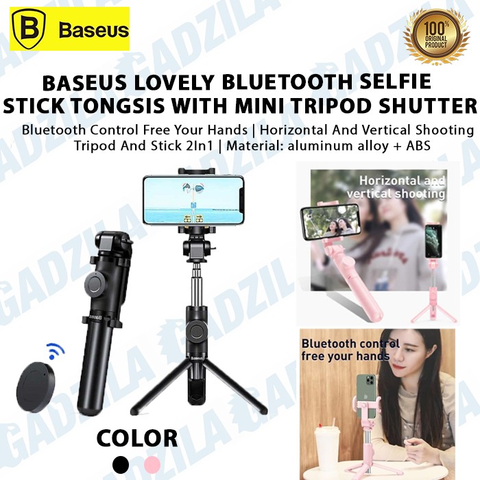 Gậy Chụp Ảnh Tự Sướng Baseus Kết Nối Bluetooth | BigBuy360 - bigbuy360.vn
