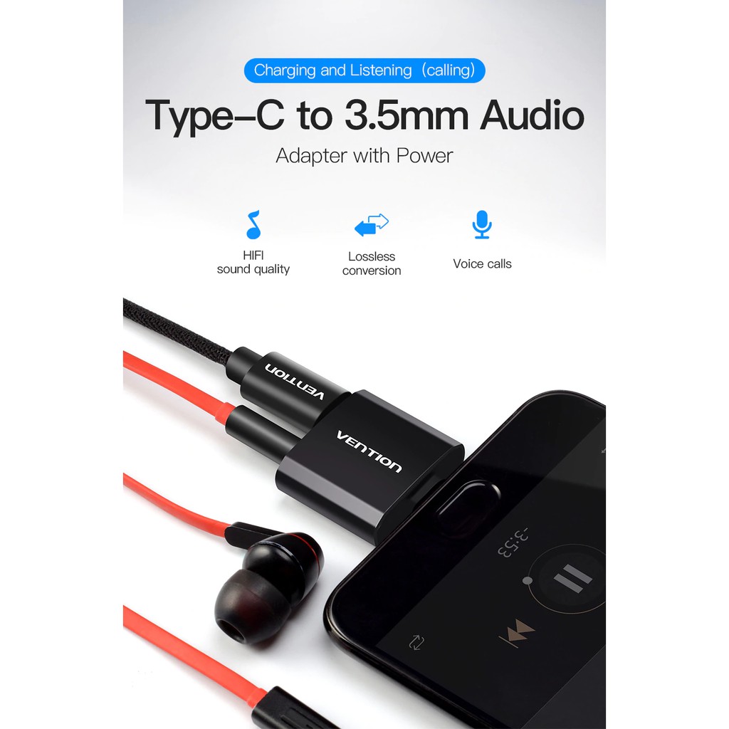 Cáp Chuyển Đổi Âm Thanh Usb Type C Sang 3.5mm Aux Audio Usb 3.1