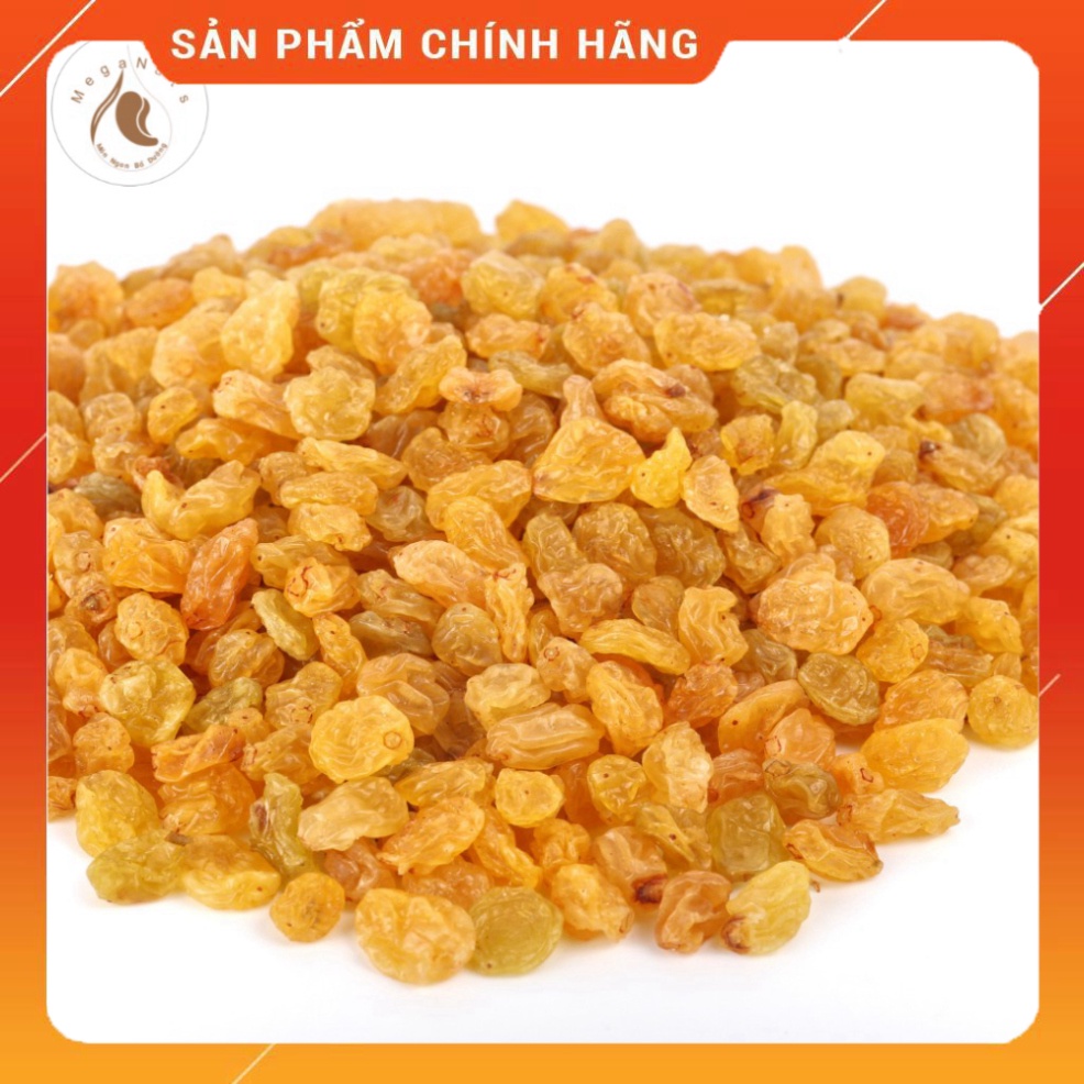 480gr nho khô vàng nhập khẩu loại 1 - Nho khô vàng Ấn Độ không đường vị ngọt tự nhiên Meganuts