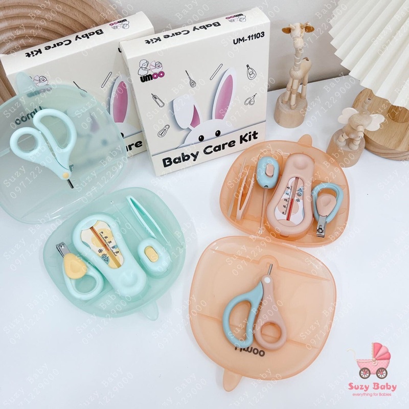 BỘ BẤM MÓNG VỆ SINH CHO BÉ 6 MÓN UMOO