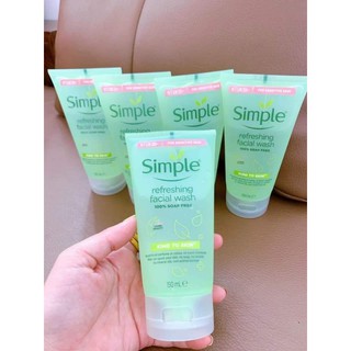 sữa rửa mặt simple