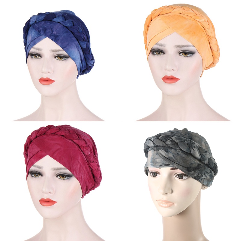 Mũ Trùm Đầu Nhuộm Màu Gradient Phong Cách Hồi Giáo Cho Nữ