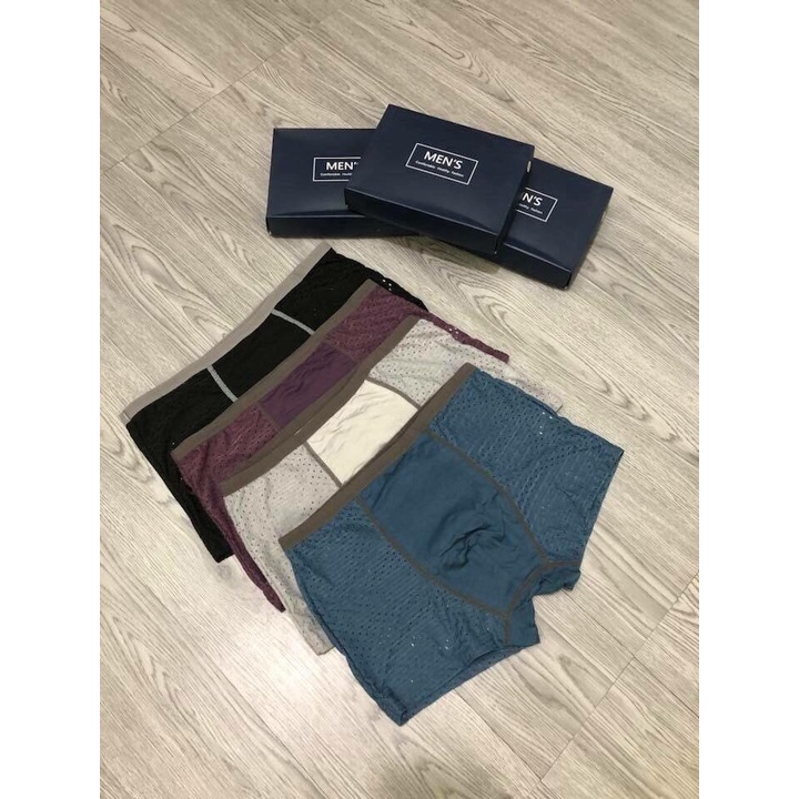 Hộp 4 Quần Sịp Đùi Thông Hơi MEN'S