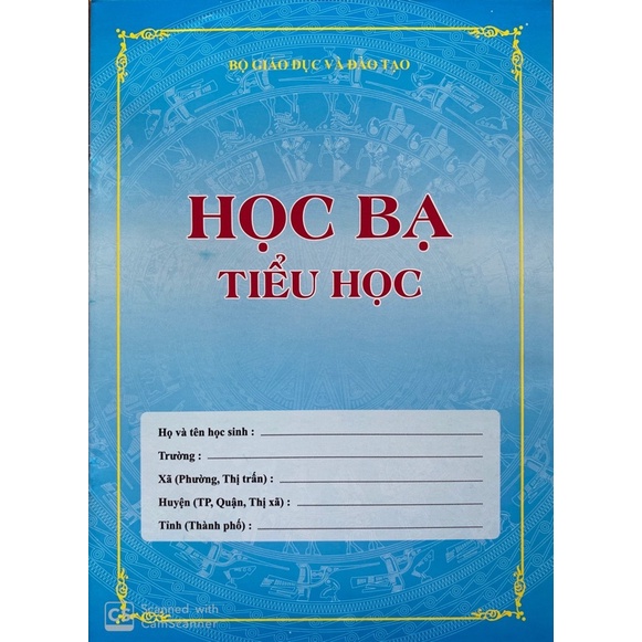 Sách - Học Bạ Tiểu Học