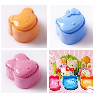 Set 3 Khuôn làm cơm bento, ép trứng, ép cơm làm bánh cho bé