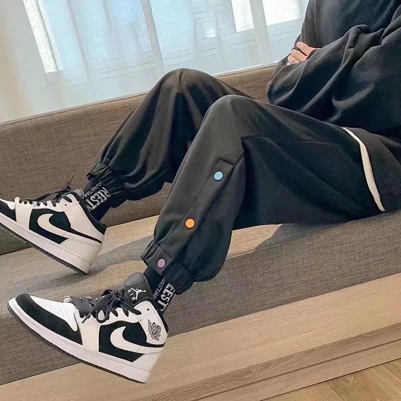 Quần Thể Thao Ống Suông Rộng Thời Trang Hàn Quốc Đơn Giản Dễ Phối Đồ Cho Nam/Size M-5xl