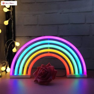 Đèn LED hình cầu vồng đáng yêu dùng để trang trí cho phòng