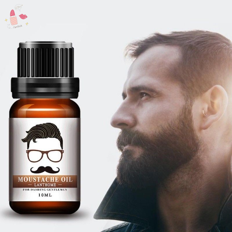 Liquid Organic Hair Growth Essence Moustache Brow Beard Oil 10ml