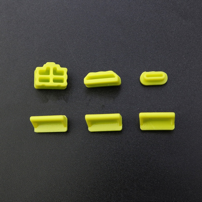 Bộ 6 Nút Bịt Chống Bụi Giao Diện USB RJ45 Bằng Silicone Cho Tay Cầm Chơi Game PS3
