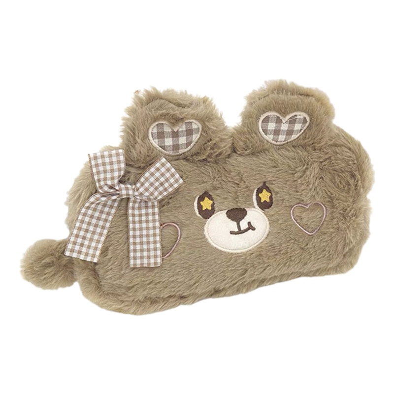 Goo Túi Đựng Bút Chì Bằng Vải Bông Hình Gấu Nhỏ Thời Trang Dành Cho Học Sinh Colleage Teen