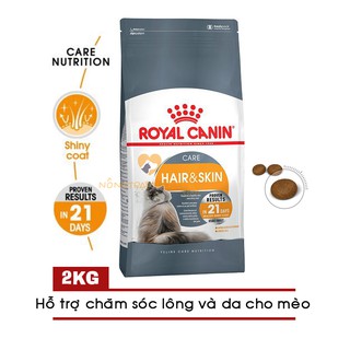 Thức ăn mèo ROYAL CANIN Hair Skin Care (Giúp dưỡng da lông bóng mượt - Thức ăn cho mèo lông dài) 400g-2kg
