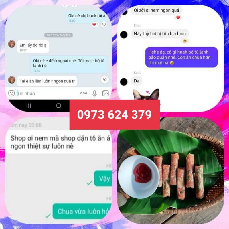 Combo 10 cái Nem chua Thanh Hóa bao ngon