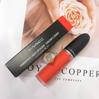 Som Kem Lì MAC 🚛 FREE SHIP🚛 Son Kem Lì MAC Powder Kiss Liquid Lipcolour 992 màu Cam Neon 5ml