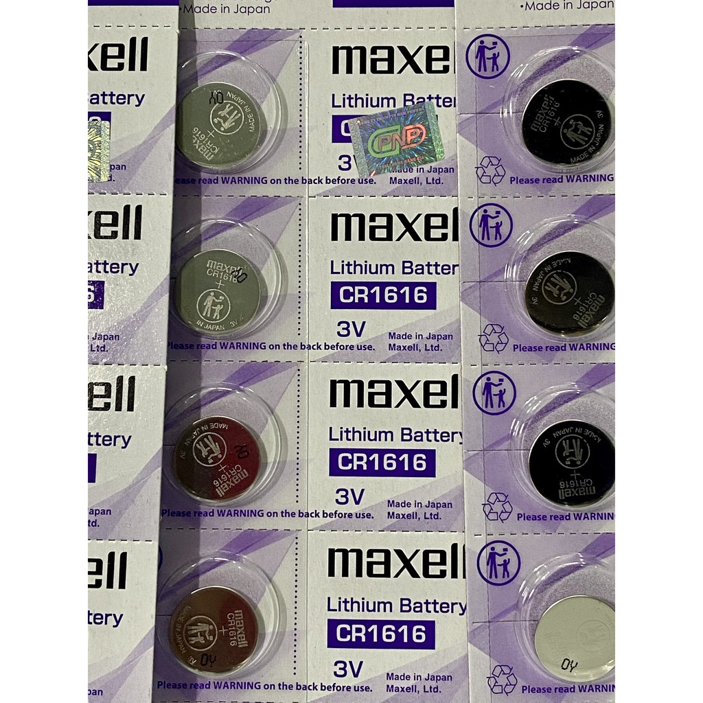 Pin Maxell Lithium CR1616 / CR 1616 (3volt) - Chính hãng Sản Xuất Nhật Bản