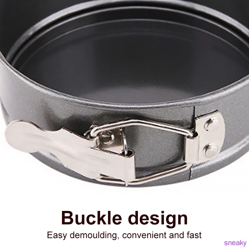 Khuôn làm bánh mì hình tròn chống dính có khóa tháo gỡ nhanh