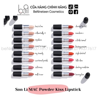 [FULLSIZE] Son Lì MAC Powder Kiss Lipstick [beNineteen]