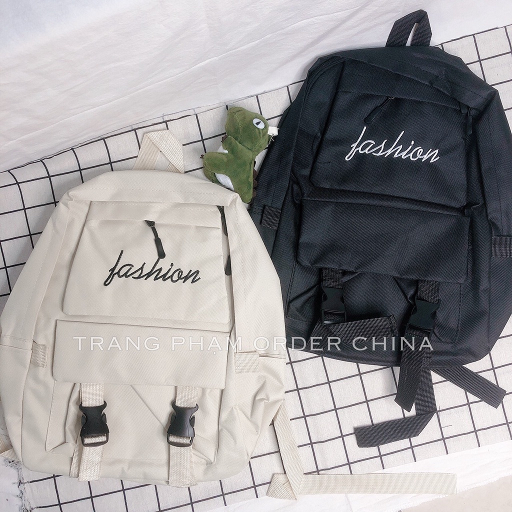 Balo Đi Học Ulzzang Basic Nam Nữ, Ba Lô Fashion Giá Rẻ Chống Nước