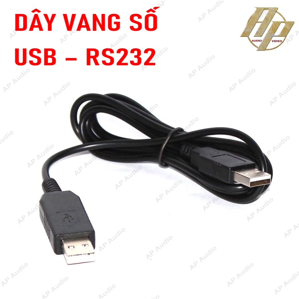 Dây chỉnh vang số USB RS232 | Dây kết nối vang số X5, X6, X8, X12... với máy tính RS232, cáp vang số