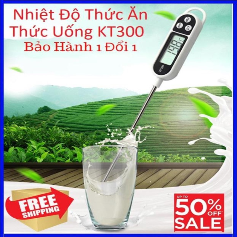 Nhiệt Kế Đo Nước, Nấu Ăn, Pha Sữa Kt300, Nhiệt Kế Phòng Bếp, Cây Đo Nhiệt Độ Cho Bé Độ Chính Xác Cao [BH 1-1]