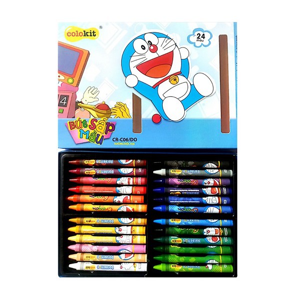 Sáp màu Colokit Doraemon CR-C06/DO