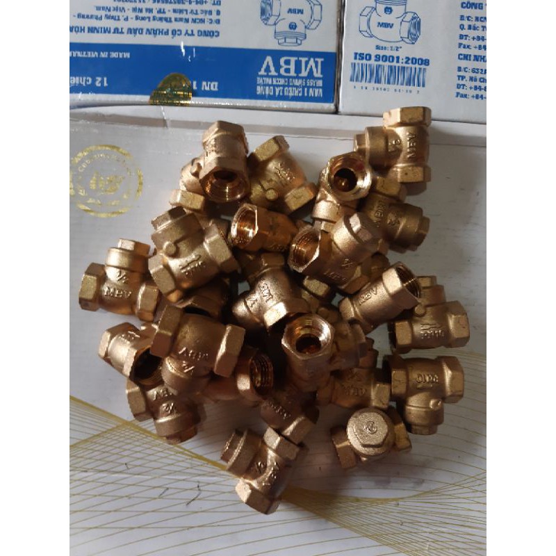 Van nước 1 chiều 21 lá đồng Minh Hòa MBV