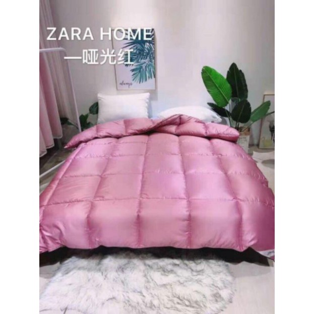 Ruột chăn lông vũ Zara hàng cao cấp kích thước 2mx2m3  - kèm túi ạ