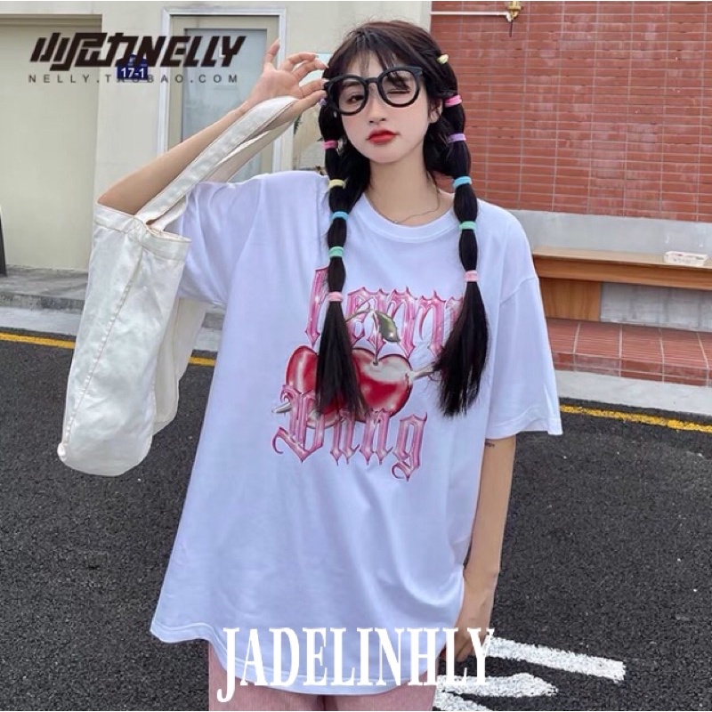 Áo phông nelly heybig sale (có sẵn) 2 táo đỏ