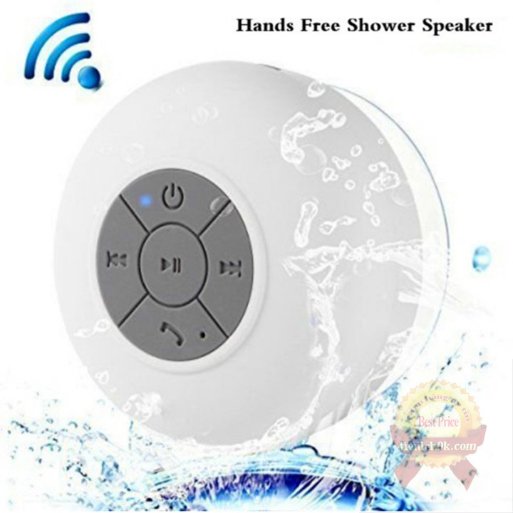 Loa Bluetooth di động chống nước mini phòng tắm dán tường kính X1 trable rõ ràng