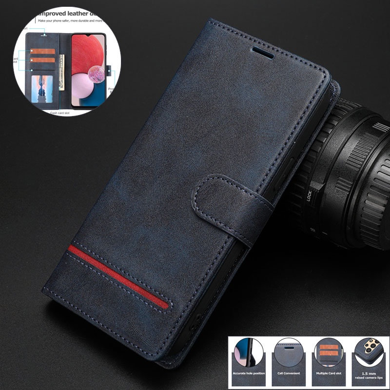 Bao Da Điện Thoại Nắp Gập Từ Tính Mỏng Cho OPPO OnePlus Nord CE 2 Lite N20 N200 Reno 7SE 7Z 6Z 5Z 7 6 Pro A96 A93S