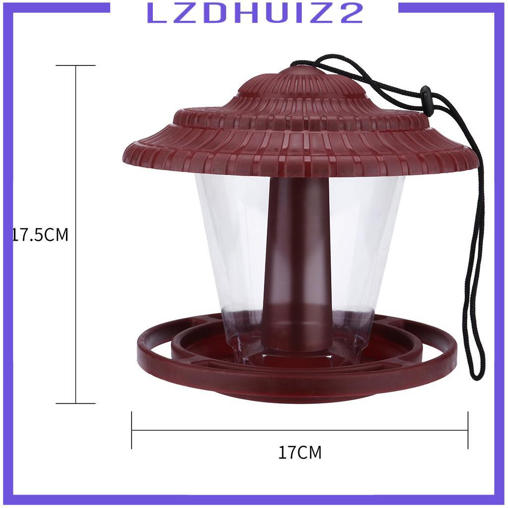 [Lzdhuiz] Hộp Đựng Thức Ăn Treo Chuồng Chim Hạt Giống Màu Xanh Lá Cây