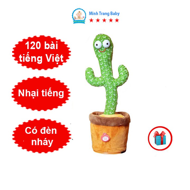  Cây xương rồng nhảy múa vui nhộn phát 120 bài hát nhạc nhại được giọng nói