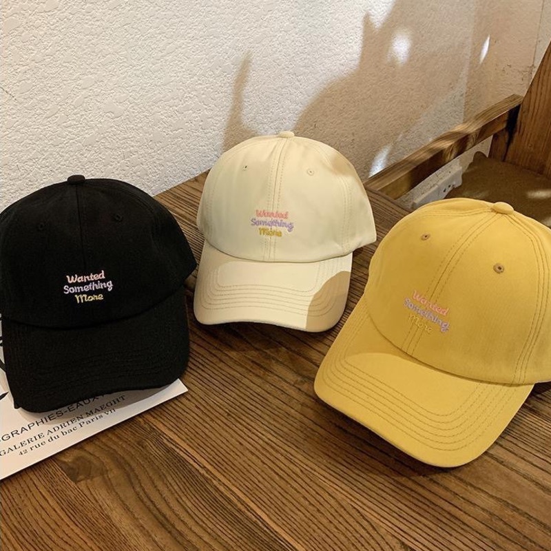 Mũ Lưỡi Trai Chống Nắng In Chữ Nhiều Màu Sắc Dễ Phối Đồ Thời Trang