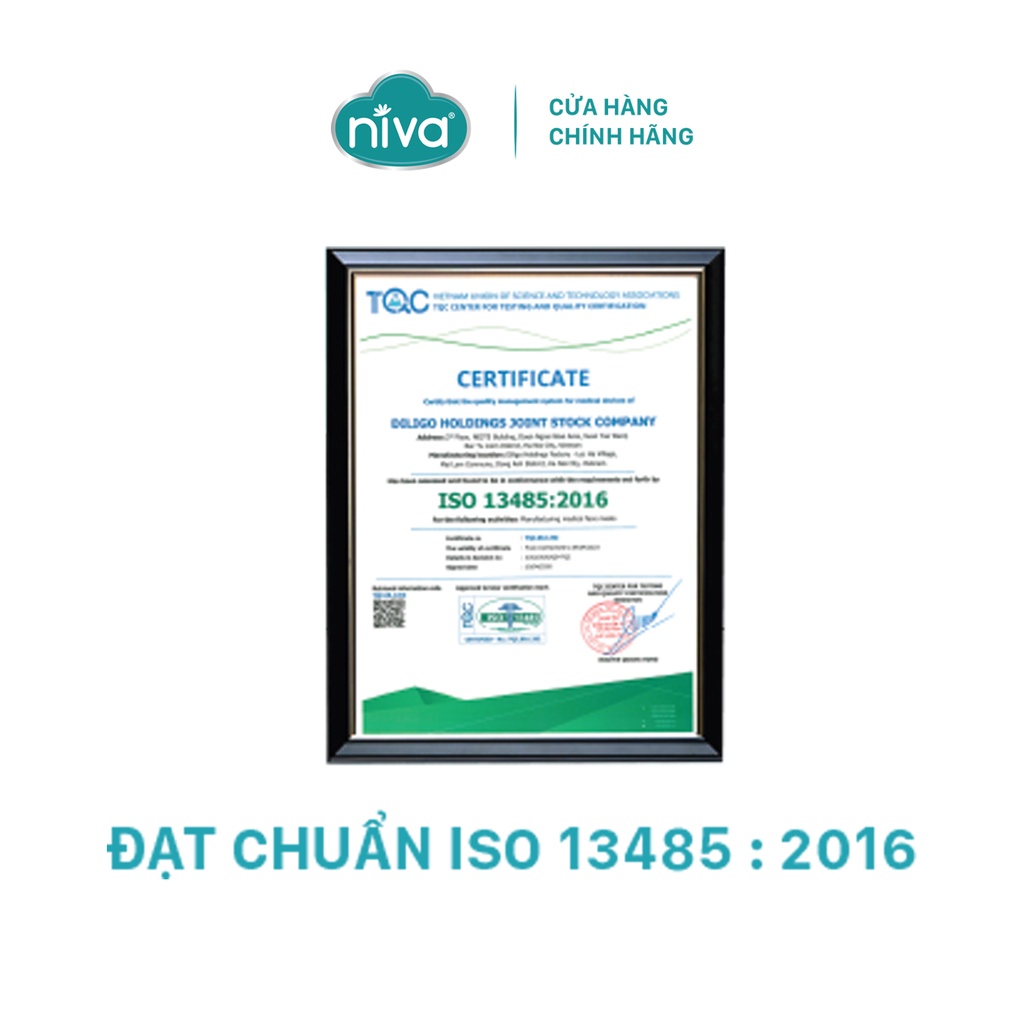 Khẩu Trang Niva N95 Hộp 25 Chiếc Ngăn Giọt Bắn, Lọc Vi Khuẩn, Không Gây Kích Ứng Da, Hàng Chính Hãng Cao Cấp