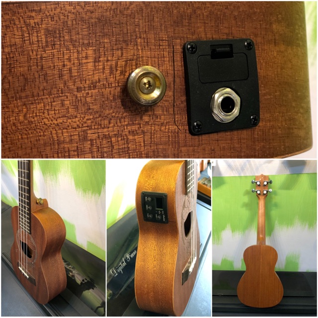 Đàn ukulele concert gỗ mộc size 23 chất lượng