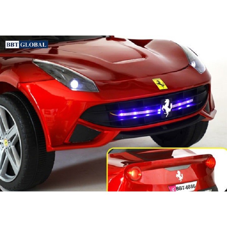 [Mã LIFEM1 giảm 50k đơn 99k] Ô tô điện trẻ em BBT Global dáng Ferrariii 6886