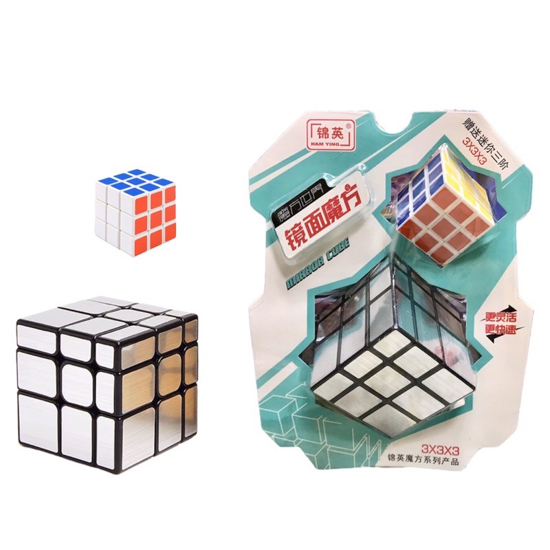 COMBO RUBIK GƯƠNG KÈM RUBIK 3X3 RUBIK BIẾN THỂ MIRROR