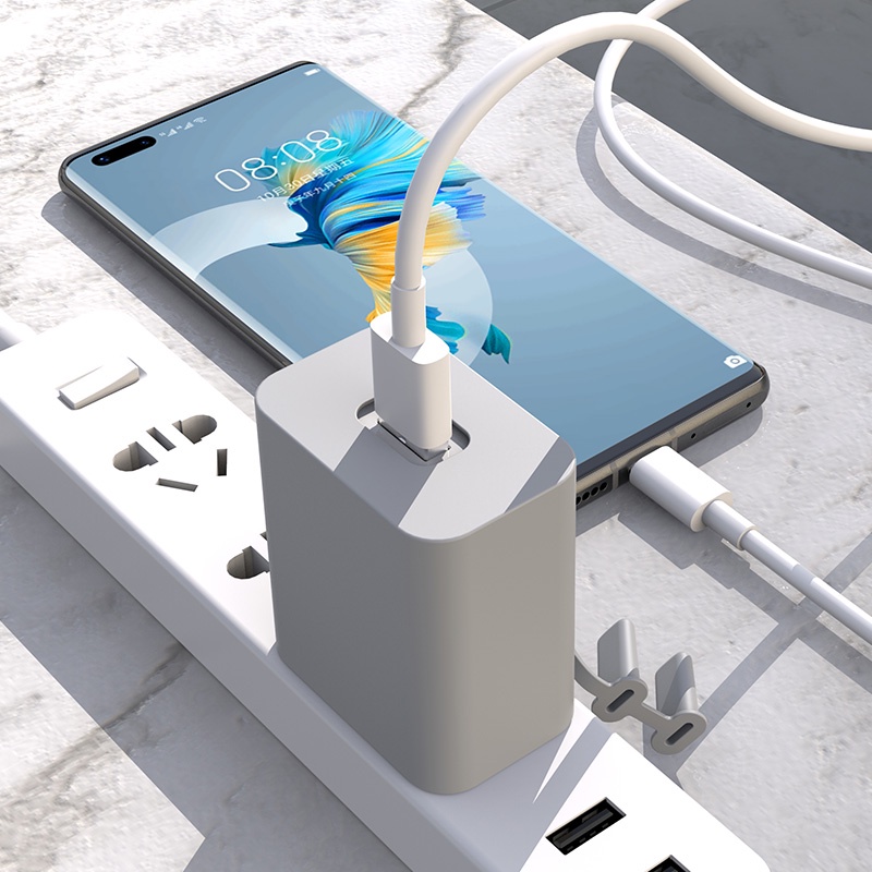 Vỏ silicon siêu mỏng dùng bảo vệ cục sạc cho Huawei 40W/ 66W
