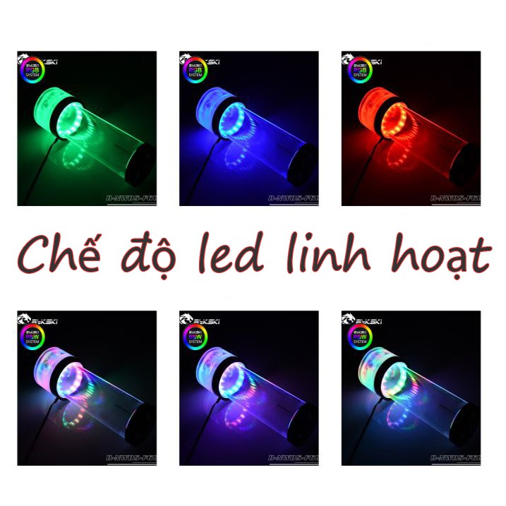 Bơm D5 liền tank OD60 full led Digital Bykski BNWD5CT60V3 Hyno Store