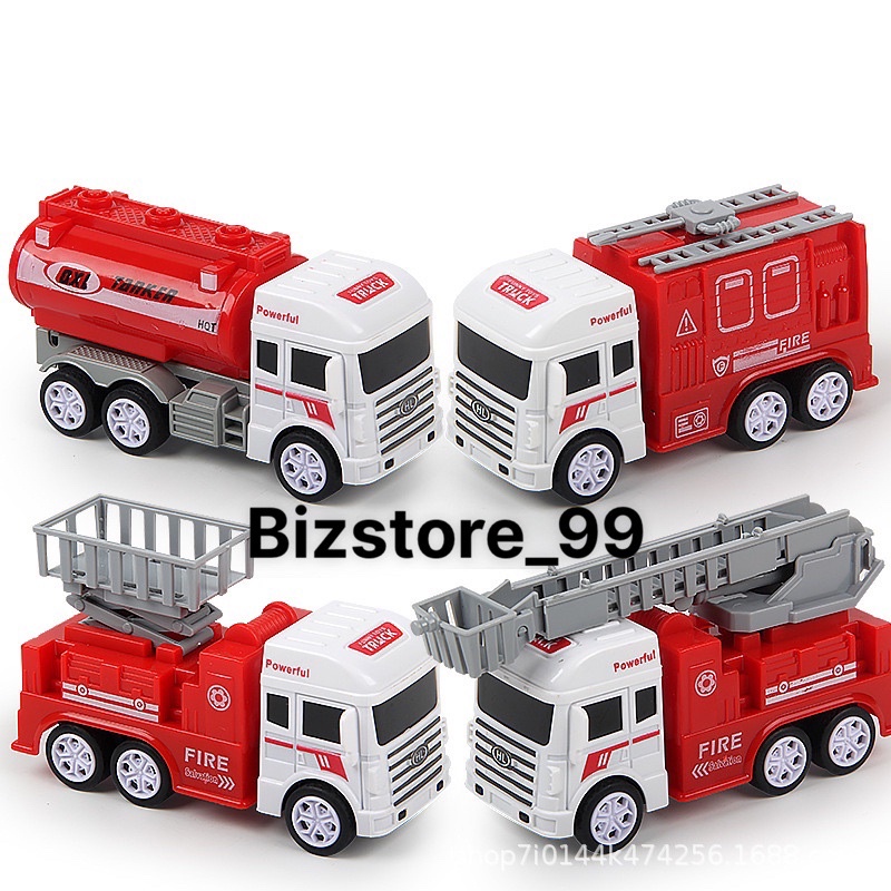 Bộ đồ chơi ô tô mô hình các loại xe xây dựng: máy xúc, xe tải, cần cẩu, cho trẻ em, đồ chơi cho bé thoả sức sáng tạo