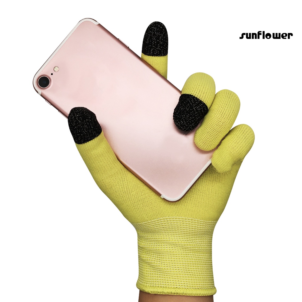 1 Đôi Găng Tay Giữ Ấm Chống Mồ Hôi Dành Cho Điện Thoại Chơi Game / YXPJ /