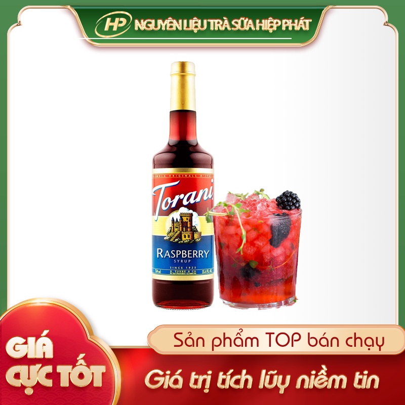 Syrup Phúc Bồn Tử TORANI - 750ml - [GIÁ SỈ] - SP010152 - Nguyên liệu trà sữa HIỆP PHÁT
