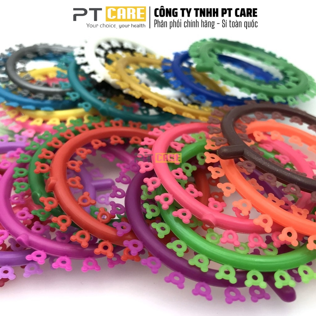 PT CARE | Thun Tại Chỗ/ Vòng Cao Su Chỉnh Nha Co Giãn Hình Kitty Micky Hoa Văn Xinh Xắn Dùng Trong Nha Khoa