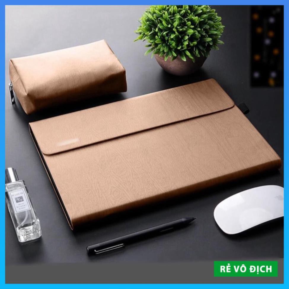 [Rẻ Vô Địch] COMBO Bao Da Kèm Kèm Ví đựng Phụ Kiện Chống Sốc cho Surface Pro 4, 5, 6, 7 - Taikesen