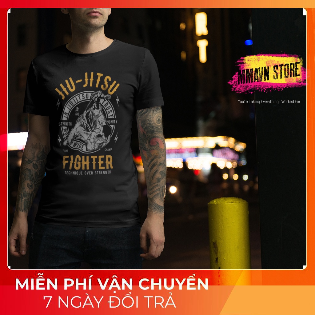 Áo thun Brazillian Jiu-Jitsu Fighter