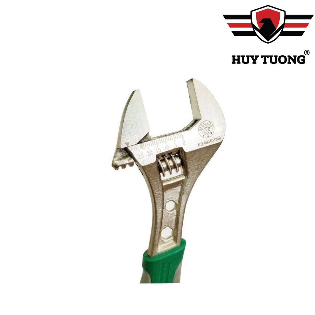 Mỏ lết xi trắng Berrylion cán bọc nhựa chắc chắn chống trượt kích thước 8 - 10 - 12 Inch - HUY TUONG